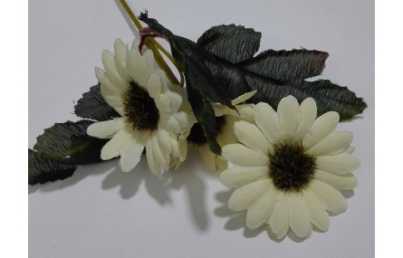 Ramilete Margaritas 4 a 5cms diámetro Beige