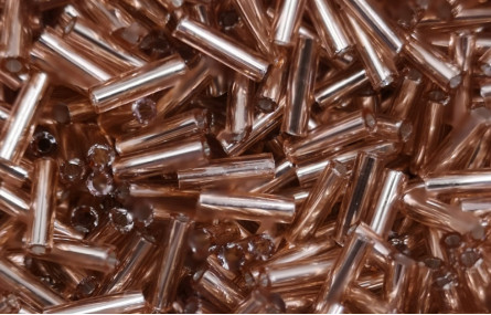 10 gramos Canutillo 6mm  cobrizo