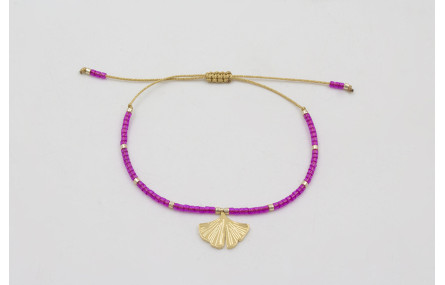 Pulsera acero inoxidable con colgante cala y miyuk