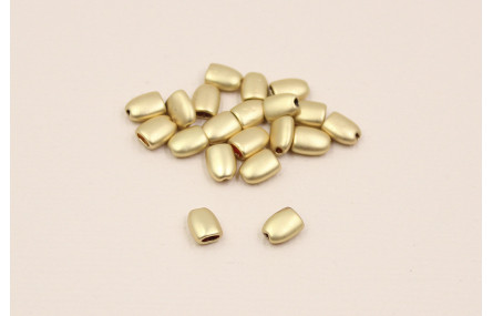 Capuchón 6*4mm y 2,5*1,5mm interior Oro Mate