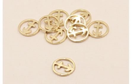 Disco 10mm signo Zodiaco Sagitario Oro