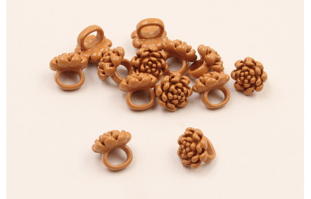 Flor de 7mm con anilla de 4mm interior  caldera