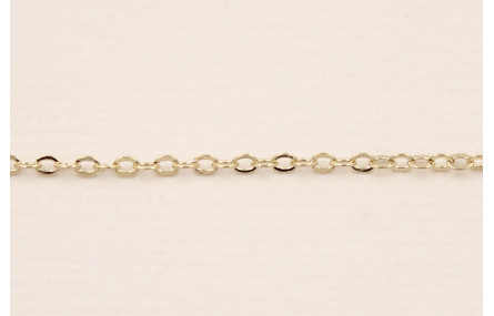 Cadena eslabón 1,5mm Baño Oro 18K-3 micras