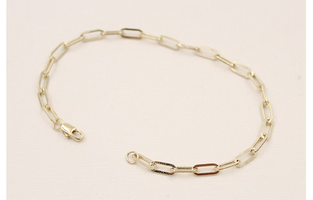 Pulsera completa 182*3,5mm Baño Oro 18K y 3 micras