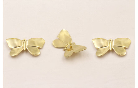 Colgante Mariposa anilla 30*16mm Baño Oro 3M18K