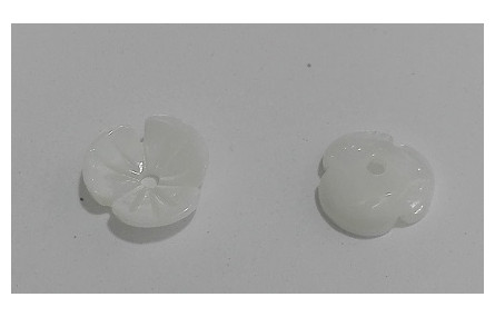 Flor Nacar 10mm diametro