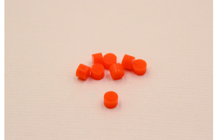 Punto Metacrilato 3mm diámetro Naranja