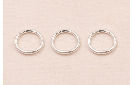 Anilla soldada 6,5mm PLATA