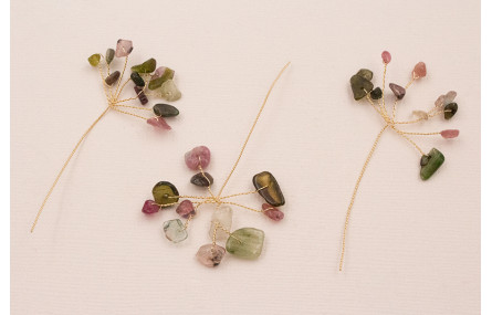 Ramillete 10 piedras Chip Turmaline 35*20mm