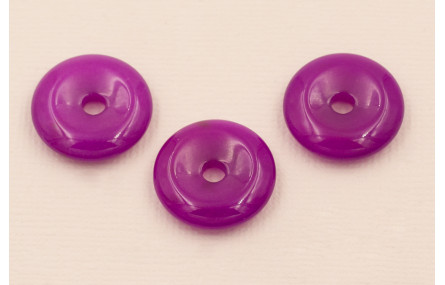Disco de Cuarzo de 20mm Ext + 3,5mm int Morado