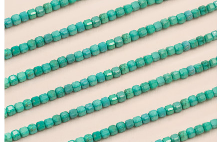 Cubo de piedra amatista de 5*5mm