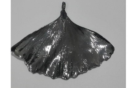 Hoja Natural Metalizada Oro 60*70mm Plata Vieja