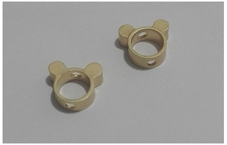 Orejas Mikey 8mm Oro Mate