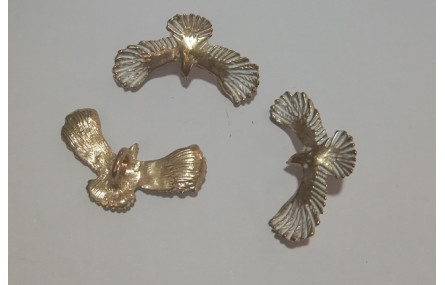 Aguila 40*20mm oro + blanco