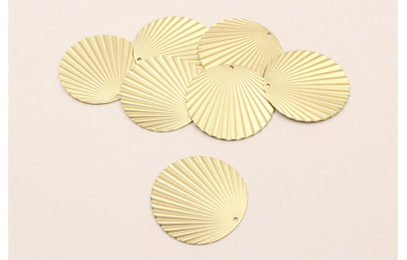 Disco ondulado 37mm Dorado Mate
