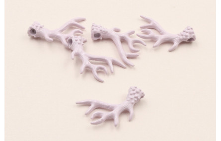 Rama Coral 20*15mm Esmalte Lila