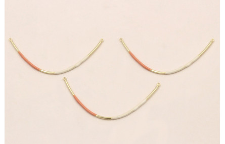 CuentaAcero Inox. Arco 55mm Oro Salmón Beige