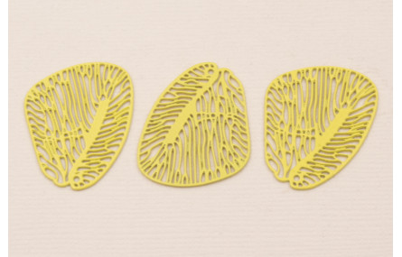 Cuenta Ala Redondeada Mariposa 30*22 Mostaza