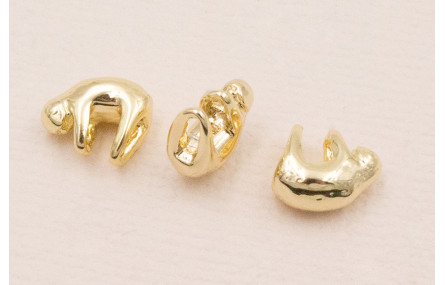 Cuenta Koala 9*5mm Oro