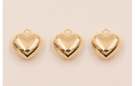 Colgante Corazón 20*18mm Oro