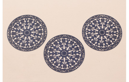 Disco Rejilla de 43mm Azul Oscuro