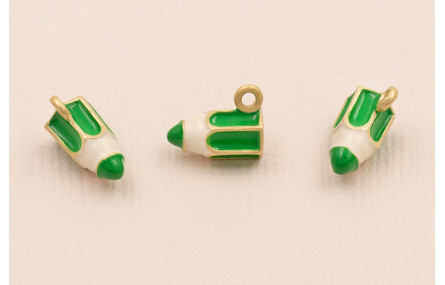 Colgante Lapicero 11*6mm Verde