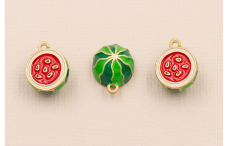 Colgante Media Sandía 10*10mm