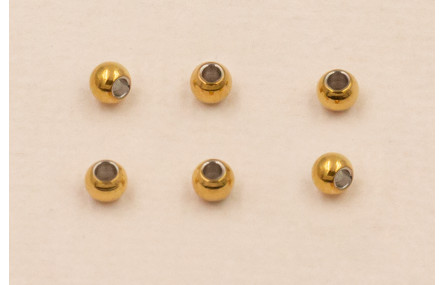 Bola Stainless Steel 2*1mm interior Oro