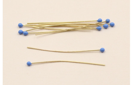 Alfiler cabeza redonda esmaltada 2mm*40mm Azl vivo