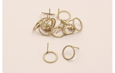 Perno aro 12mm  Oro Mate