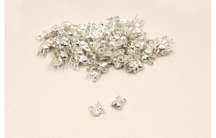 Terminal para cadena Bolas 1,2mm plata