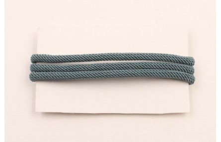 Cordón retorcido 4mm Azul piedra
