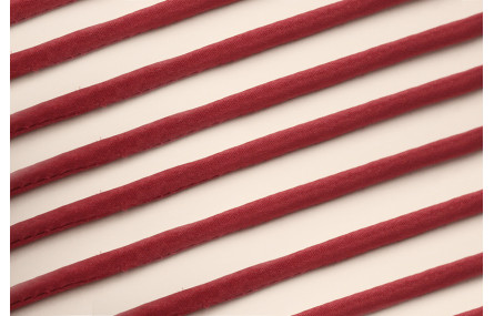 Cordón de SEDA 3mm relleno color Granate