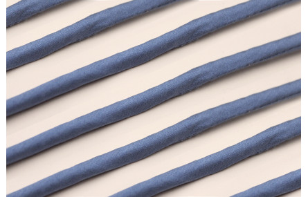 Cordón de SEDA 3mm relleno color Azul Petroleo