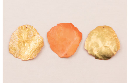 Escama Coral y Oro 37*35mm