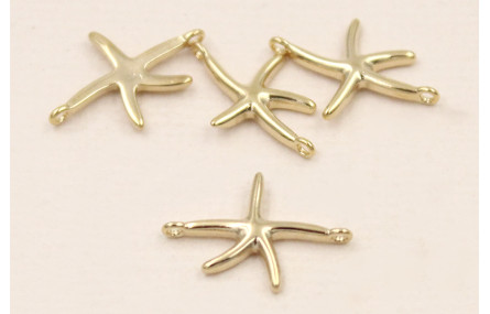 Pieza Estrella de Mar 15*10*1,5 Oro 18K 3m.