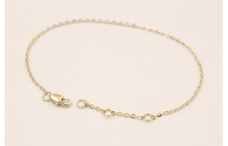 Pulsera completa 182*1,5mm Baño Oro 18K y 3 micras