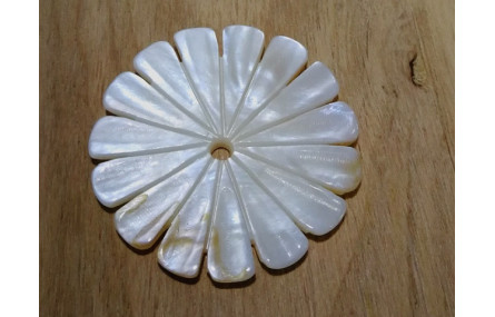 Disco Flor Nacar 38mm diametro