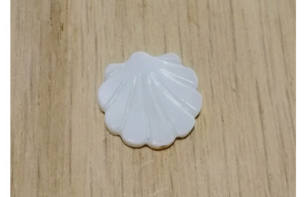 Concha plana Nacar 15*15mm