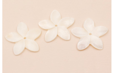 Flor Nacar 25mm diámetro