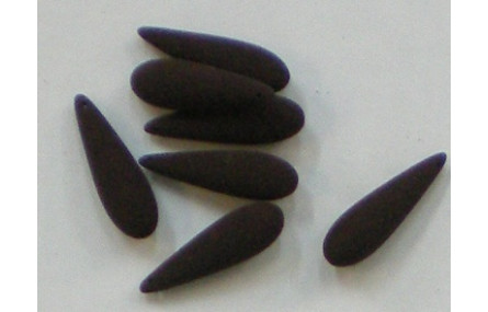 Lágrima aterciopelada Marrón oscuro