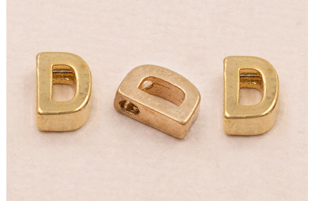 Letra D 7*6*2 Oro