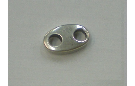 Calabrote 13mm long Plata Vieja
