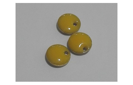 Disco esmaltado 8mm Amarillo