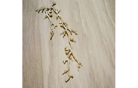 Pieza Rama Coral 105*35mm Oro Mate