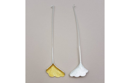 Cala hilo alargado 105*23mm Plata mate + Oro Mate