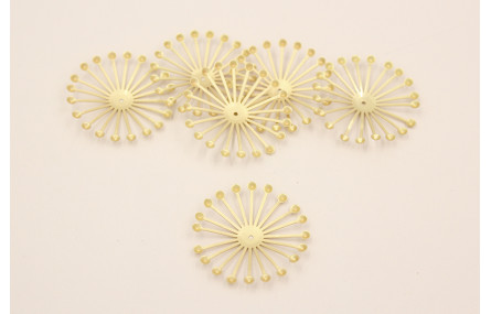 Casquilla Sol Canujones Oro Mate 40mm diámetro