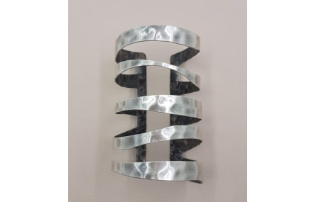 Pulsera 5 tiras Plata Vieja 90 mms