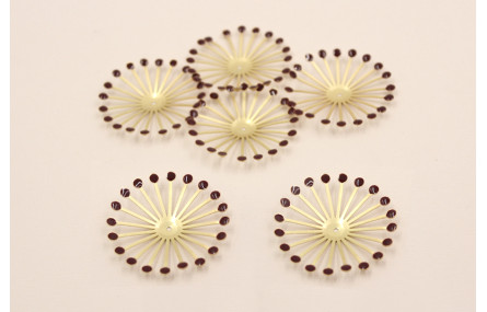 Casquilla Sol 40mm Puntas Granate