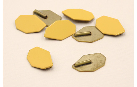 Pieza esmaltada 21*12mm Esmalte color Huevo